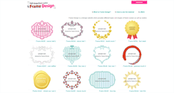 Desktop Screenshot of frames-design.net