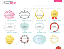 Tablet Screenshot of frames-design.net